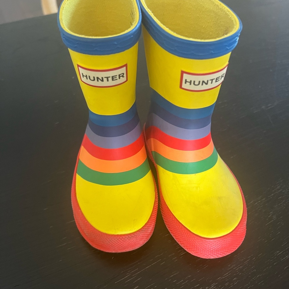 Hunter Kids' Red Rain Boots